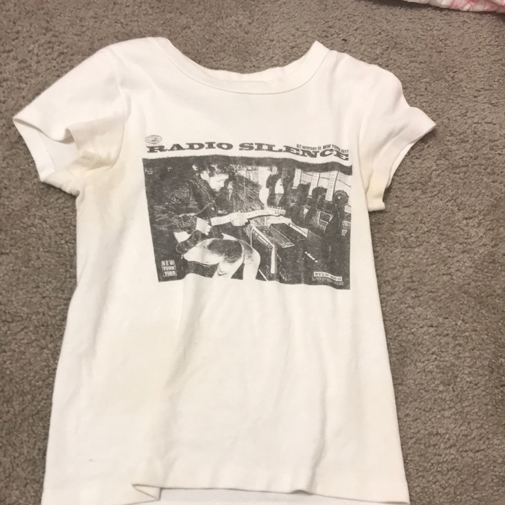 John Galt/ Brandy Melville crop top radio silence